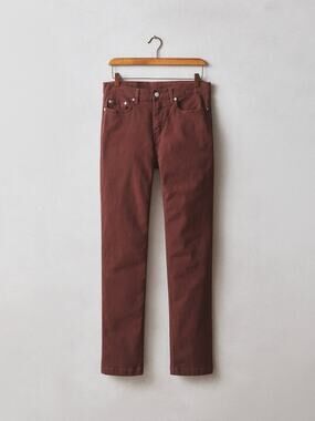 American Giant Rustic Red Skinny Jean Mid Rise Size 28
